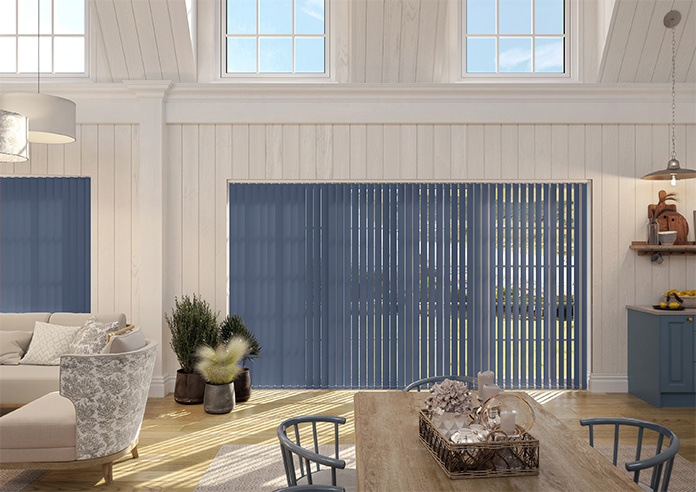 Trinity (Blackout), Prussian Blue - Vertical Blind - Image 8